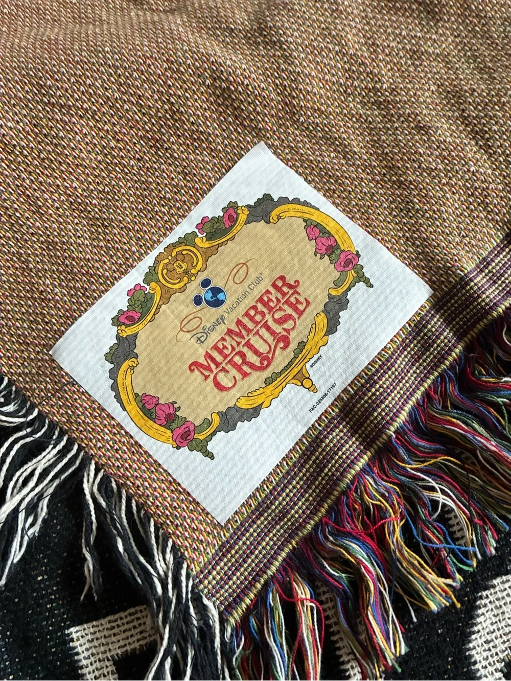 Disney Vacation Club Member Cruise Film Festival Woven Throw Blanket-Exclusive
